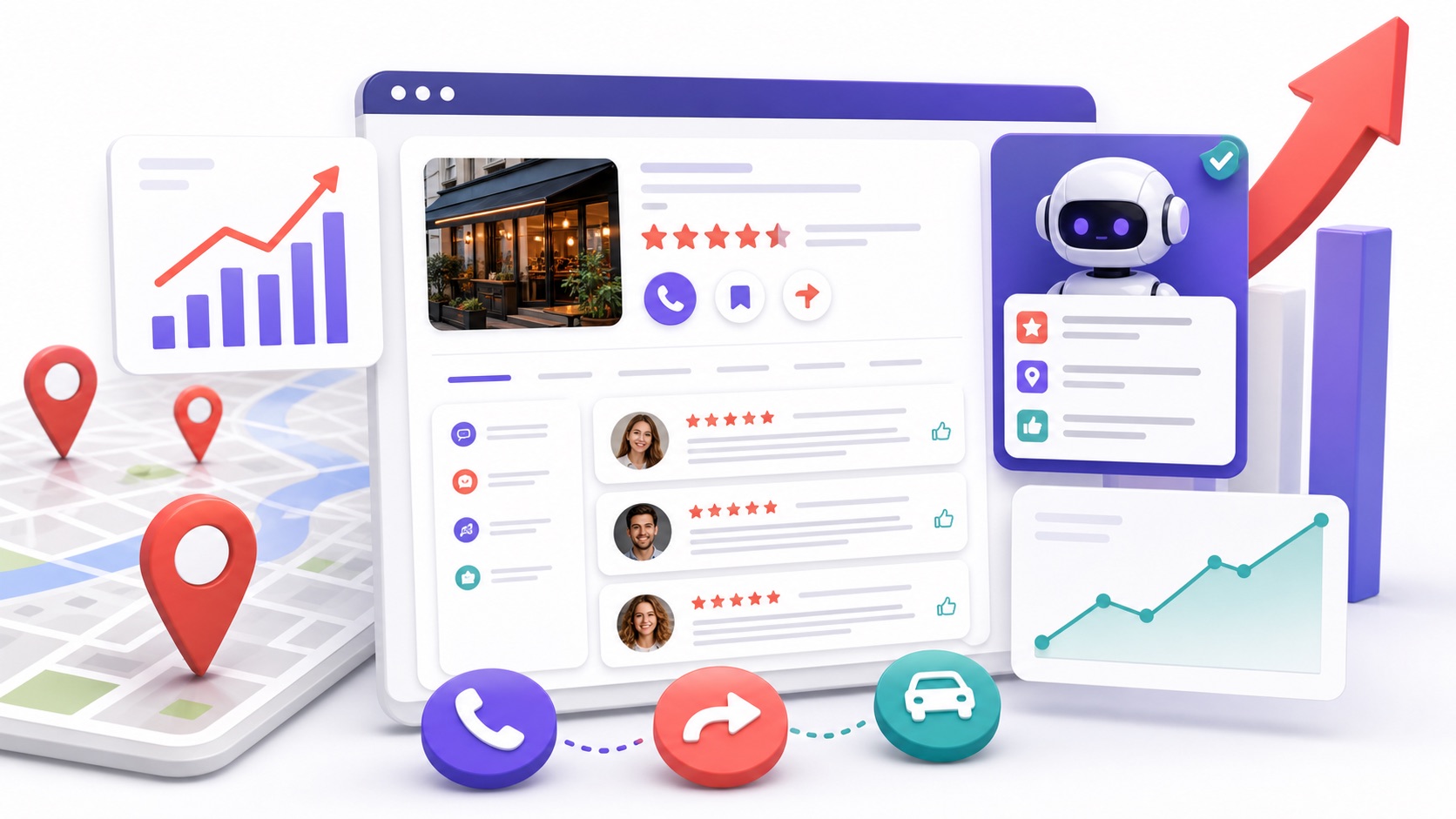 Как отзывы влияют на продажи, AI, продвижение в Картах и локальное доверие